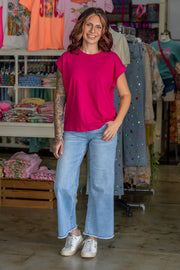 Janie Magenta Tee