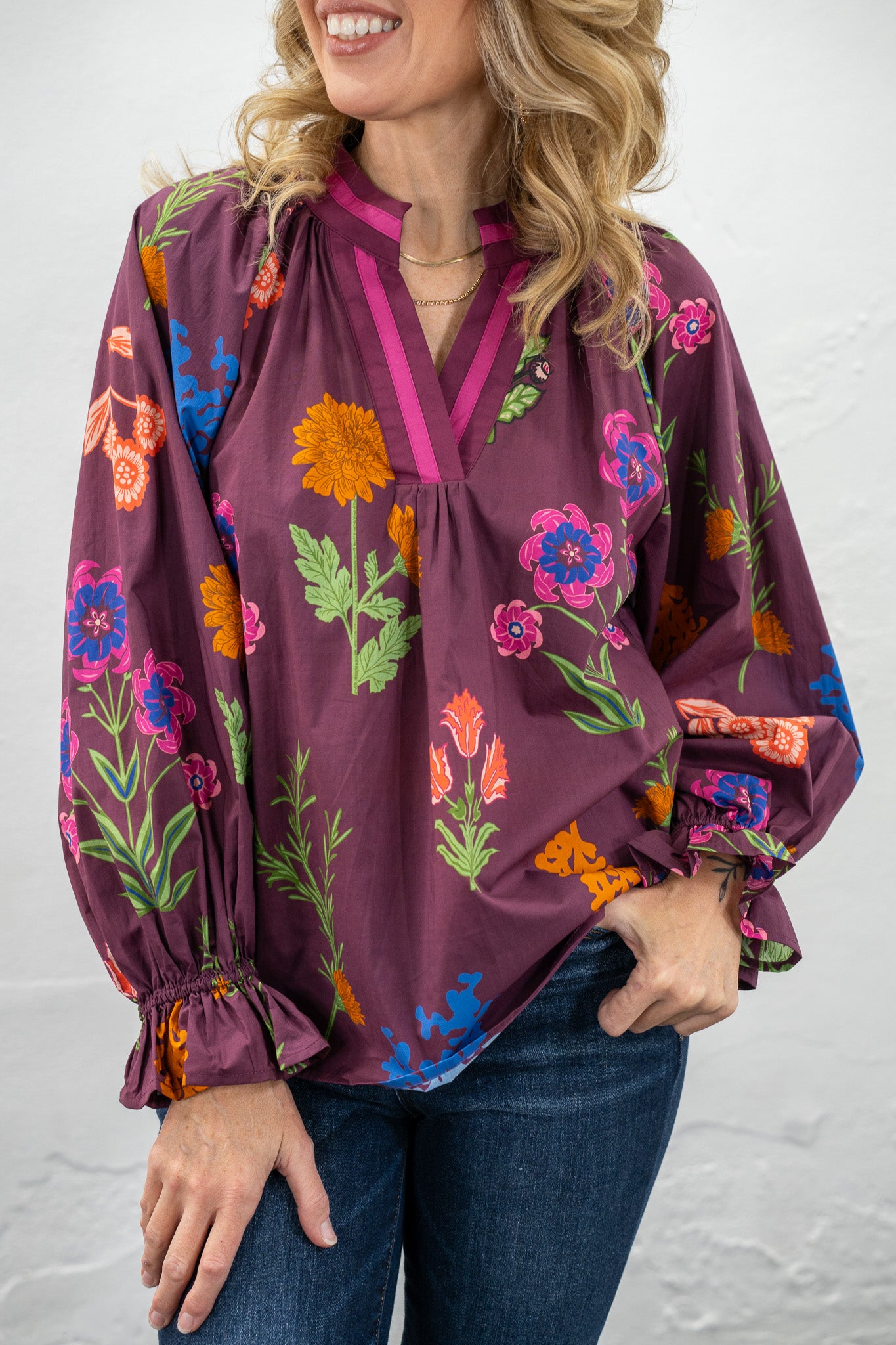 Winterberry Blossoms Top