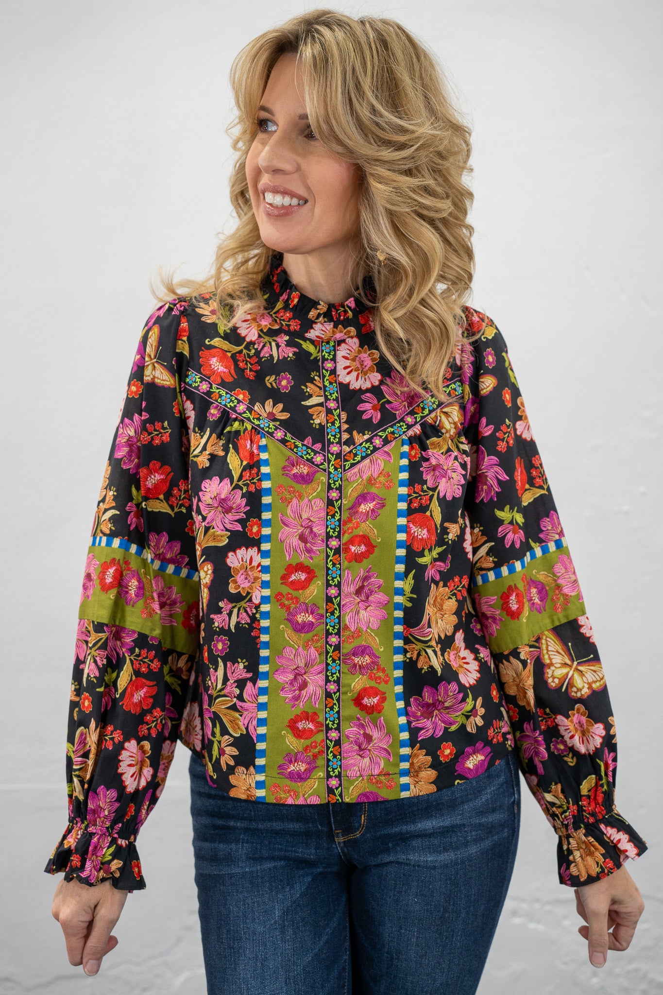 Midnight Garden Blouse