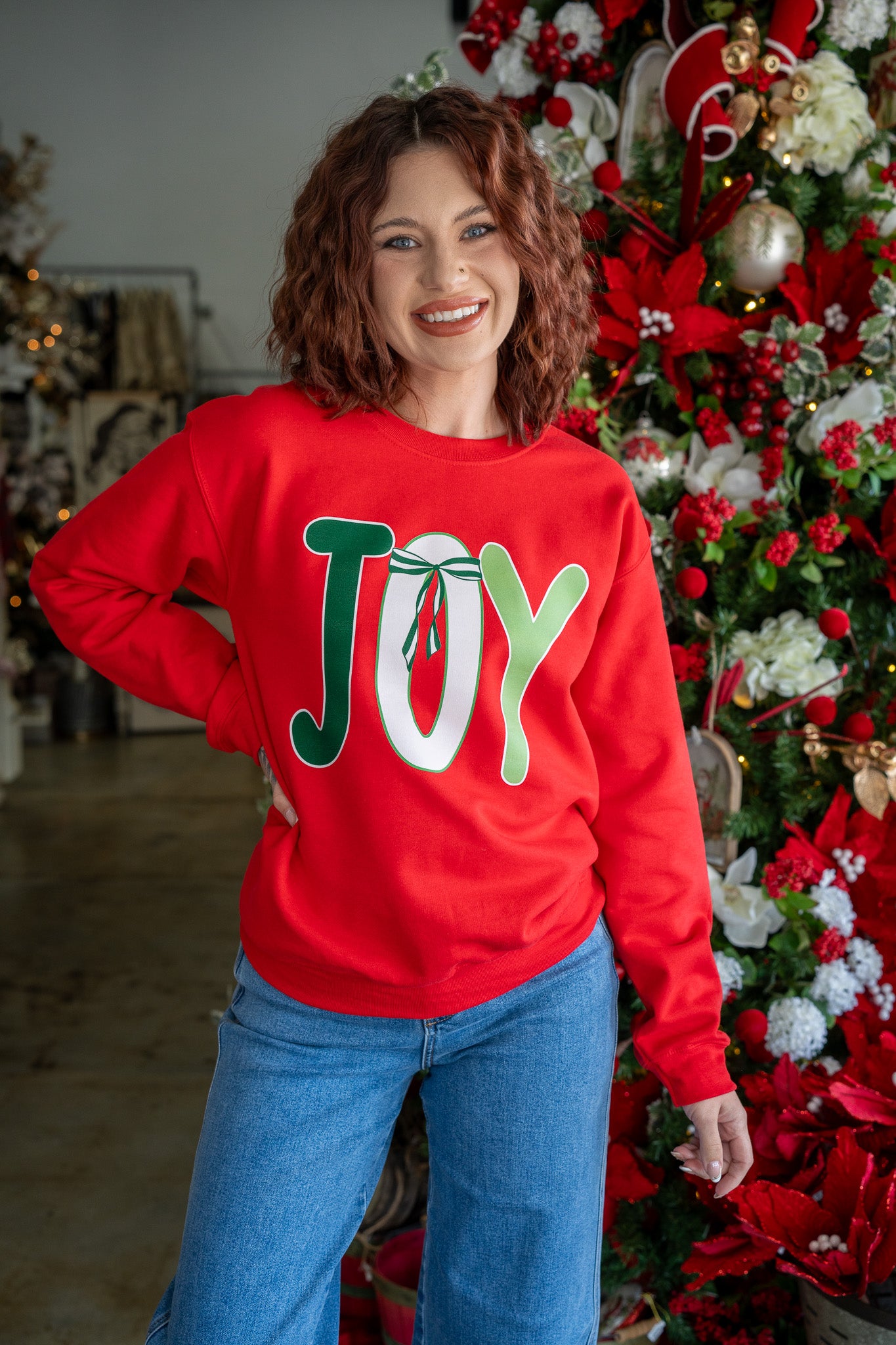 JOY Bow Sweatshirt