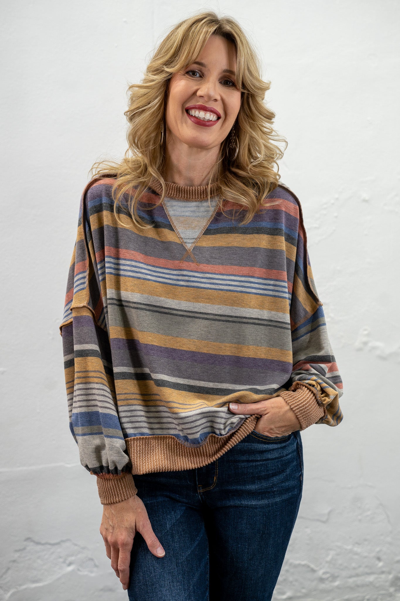 City Stroll Striped Top