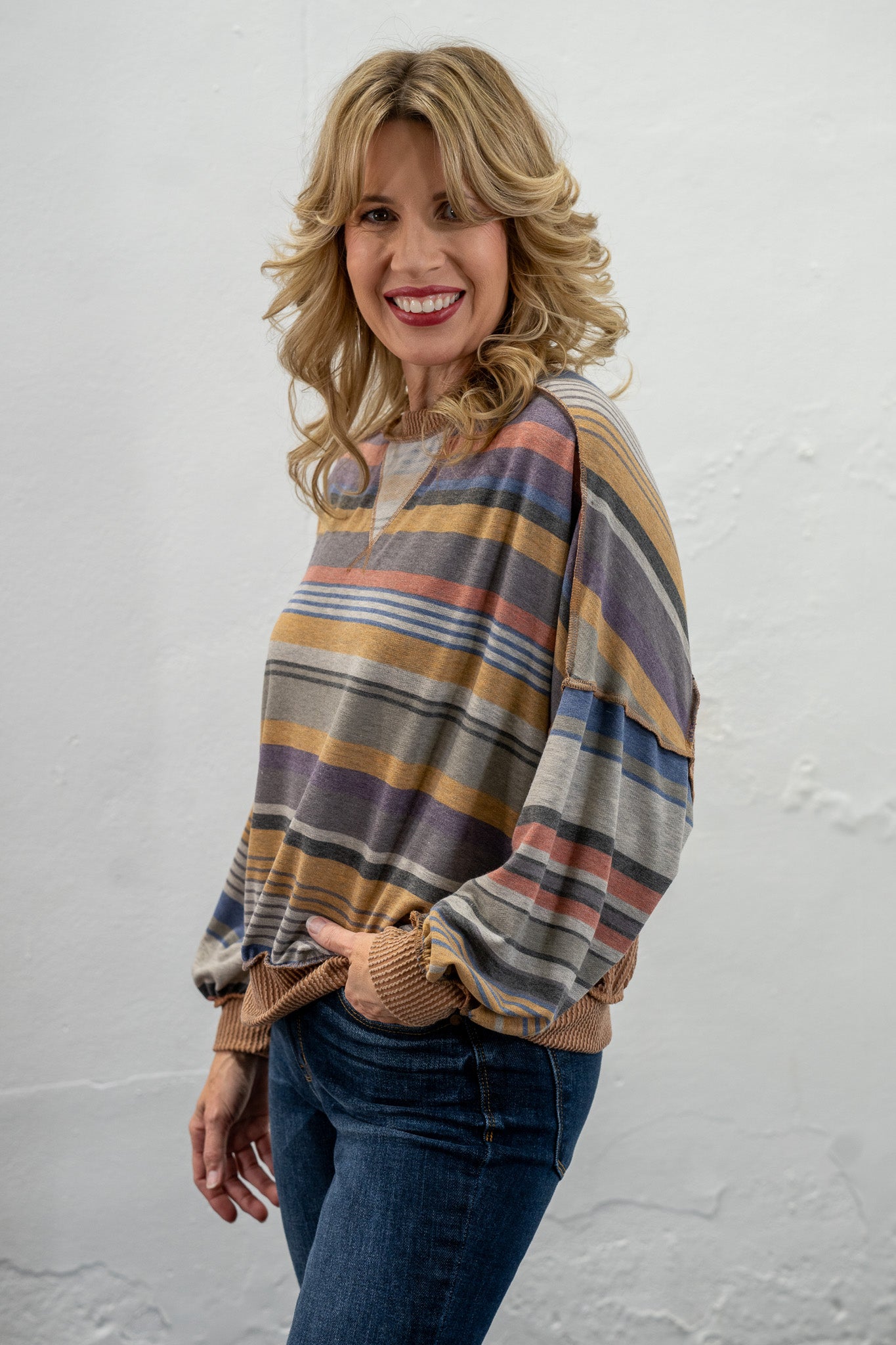 City Stroll Striped Top