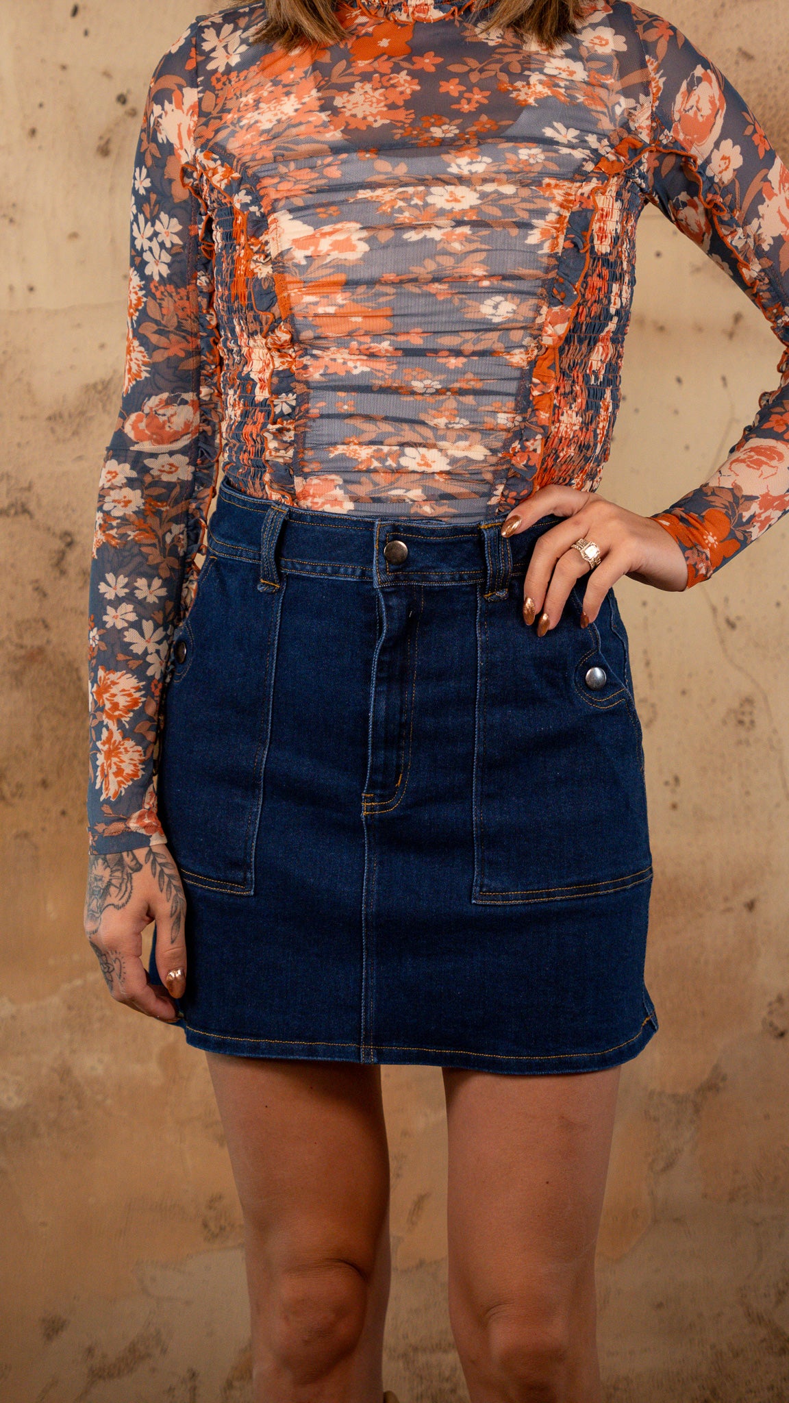 Camryn Denim Skirt