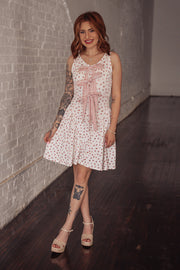 Sarah Fit & Flare Bow Dress
