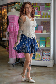 Windsor Bloom Flutter Shorts