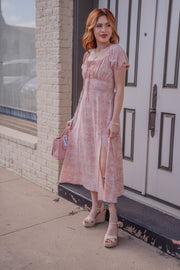 Best Girl Floral Midi Dress