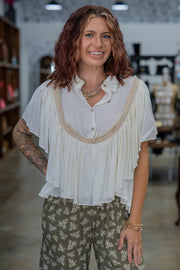 Wilma Ruffle Blouse
