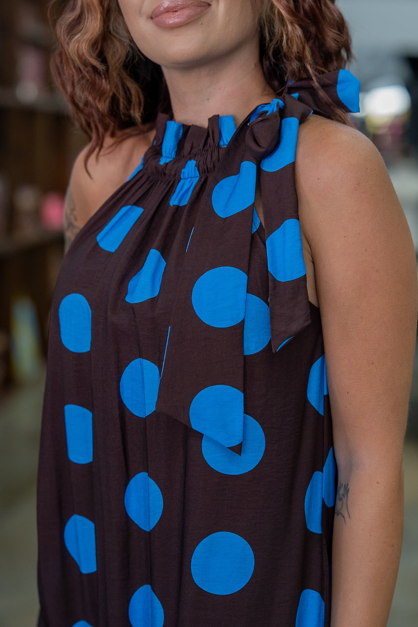 Elite Vibes Polka Dot Dress
