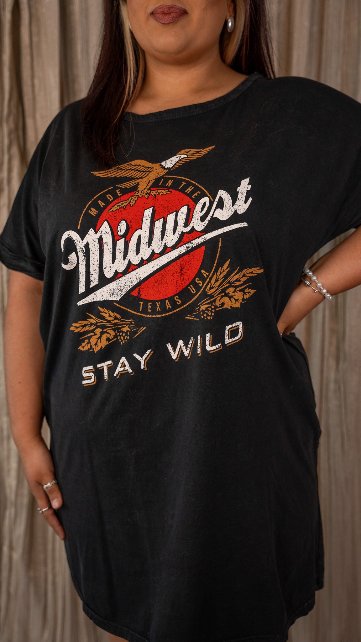 Stay Wild Midwest Graphic Dress