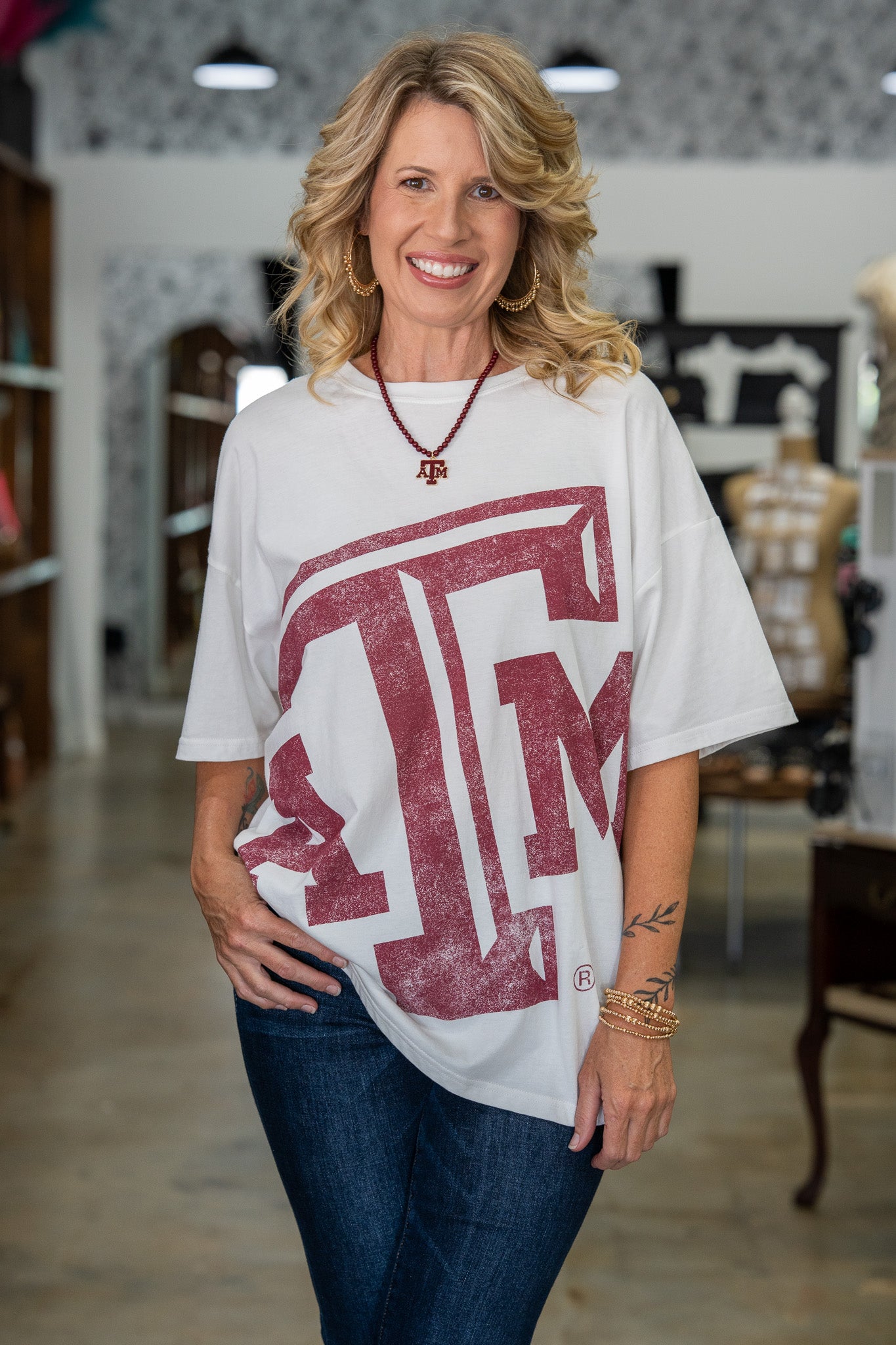 Aggies Oversized Tee