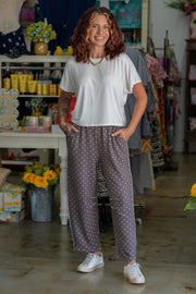 Morning Coffee Polka Dotted Pants