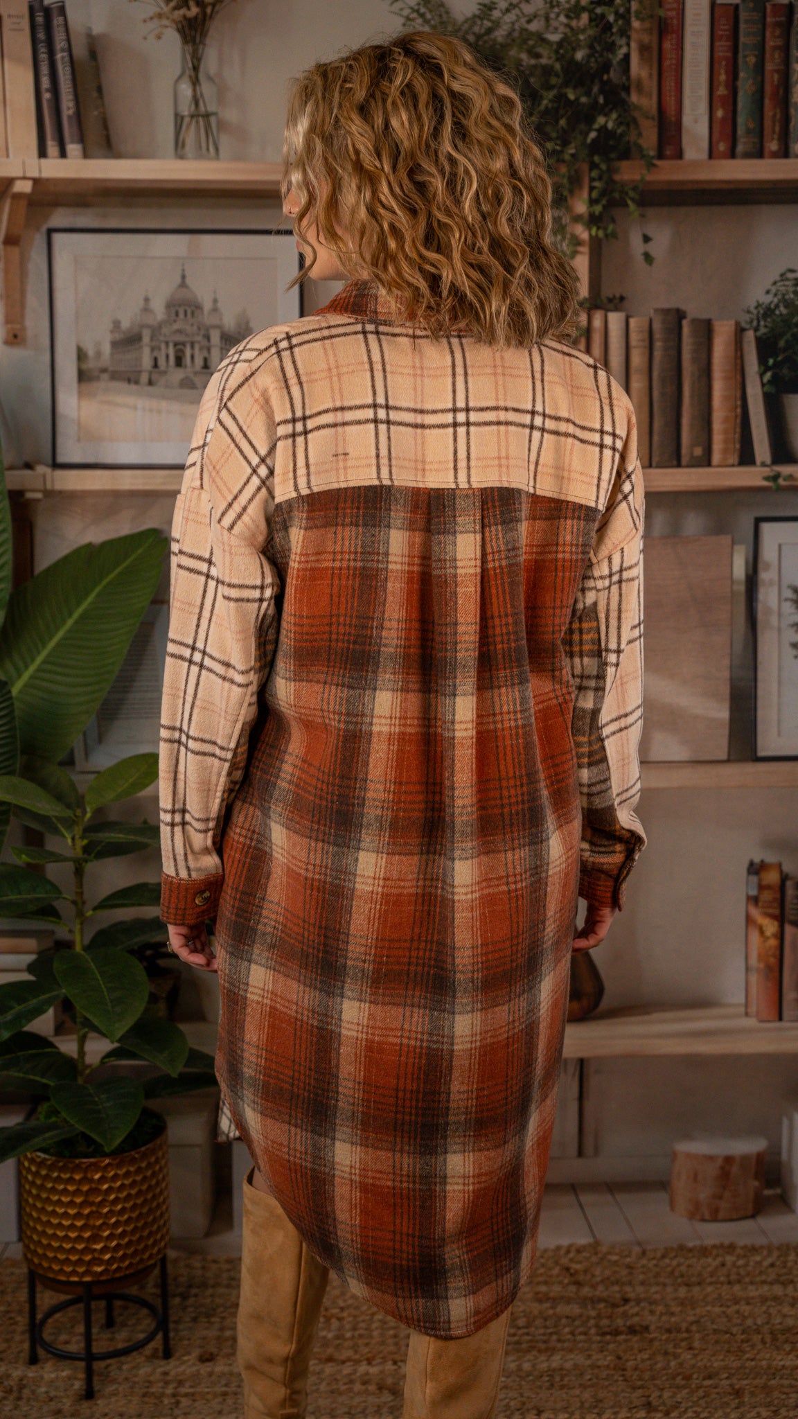 Robin Plaid Flannel Shacket/Dress