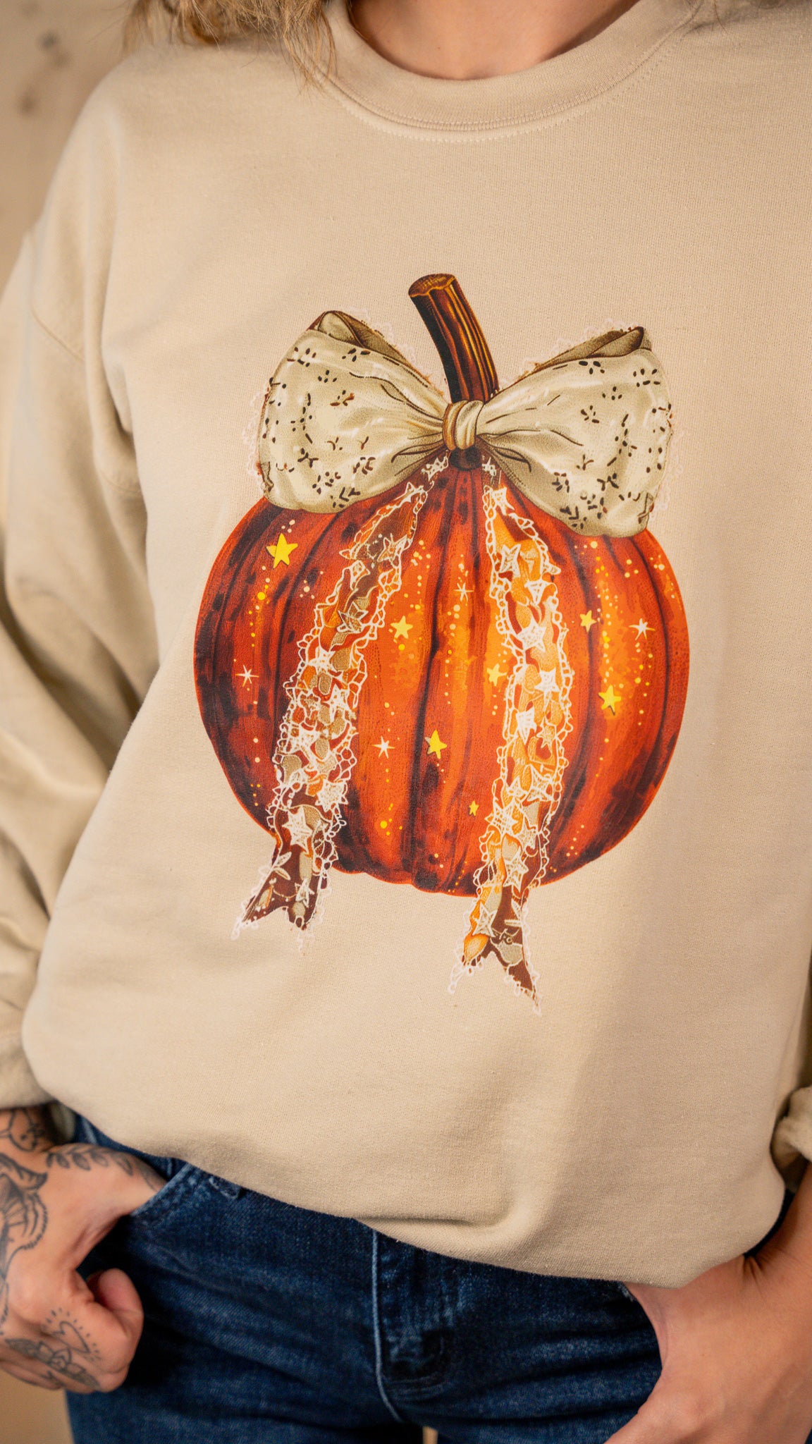 Coquette Pumpkin Sweatshirt