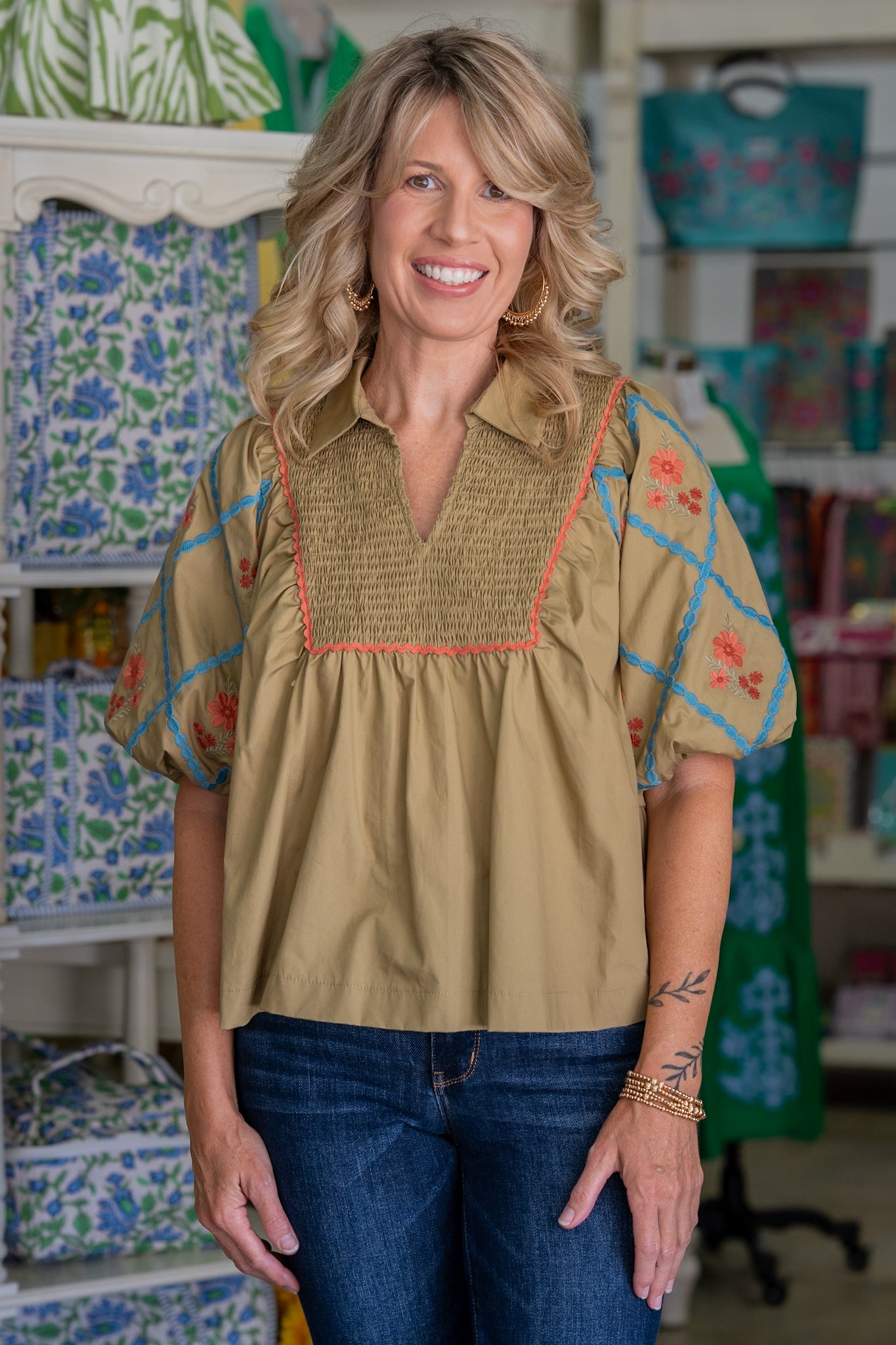 Thea Puff Sleeve Top