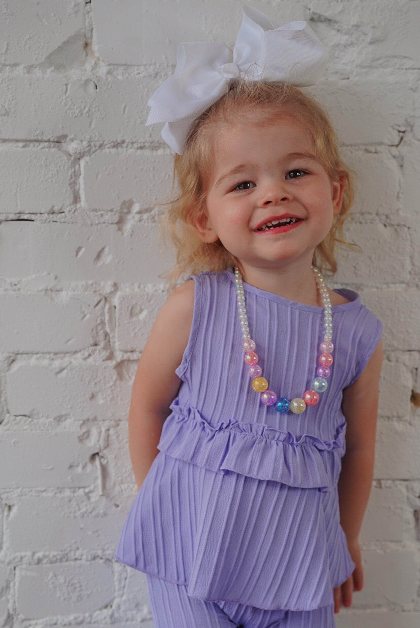 Melly Periwinkle Ruffle 2pc Set