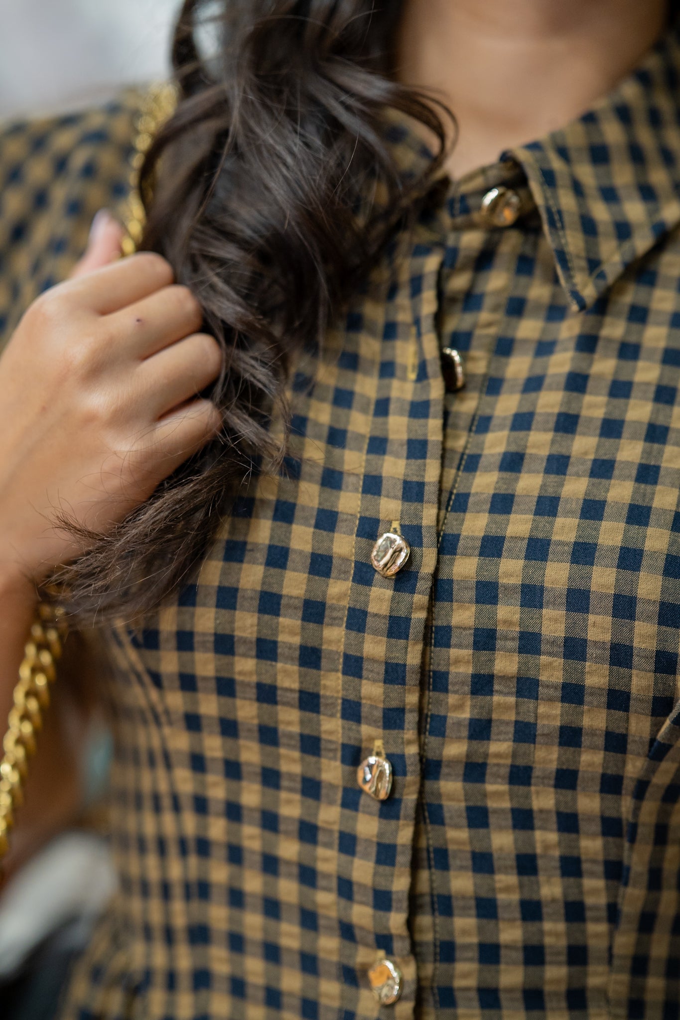 Pioneer Lady Checkered Dress
