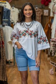 Whispering Willow Cross Stitch Top