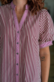 Maisie Striped Button Down