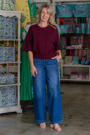 The Merlot Moment Wine Cardigan