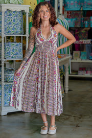 Pretty In Paisley Halter Dress