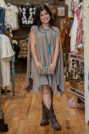 Melinda Mocha Oversized Dress