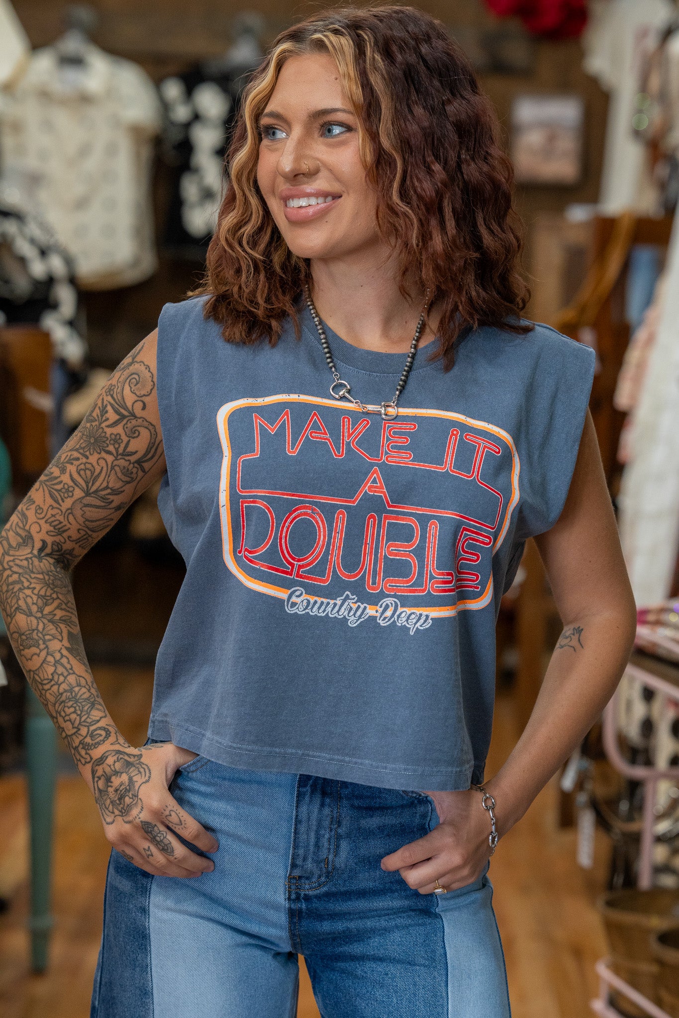 Make It A Double Boxy Tee