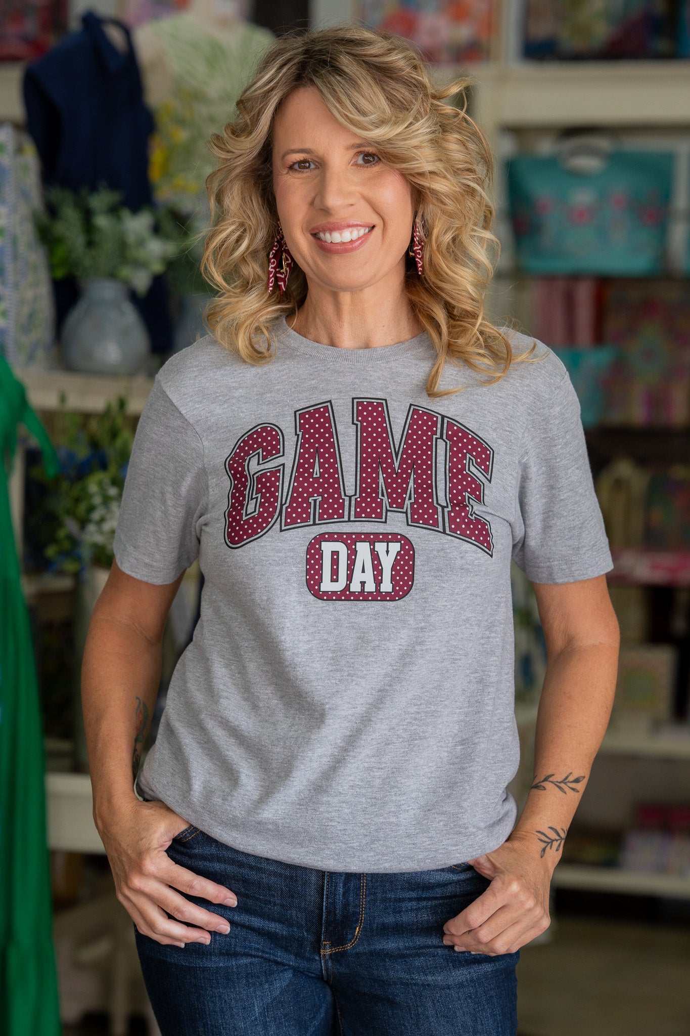 GAME DAY Polka Dot Tee