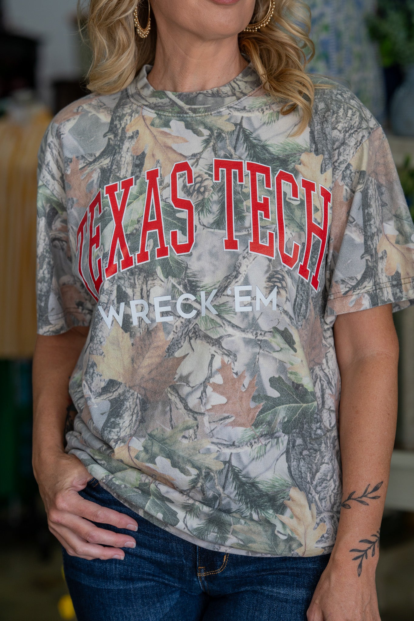 Texas Tech Camo Tee