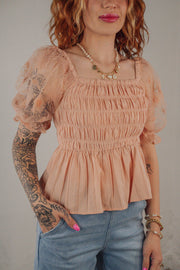 Cecilia Light Peach Top