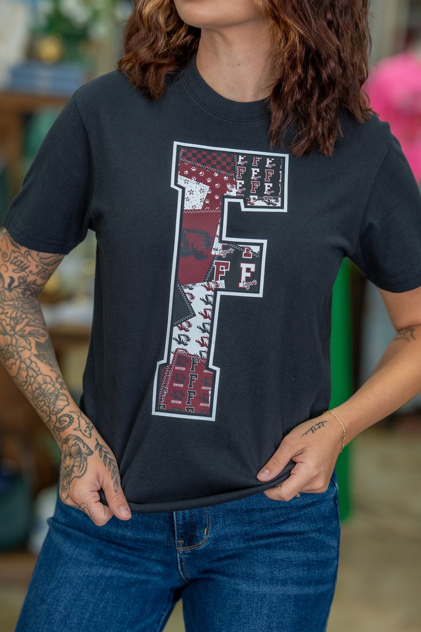 Patchwork Floresville Tee
