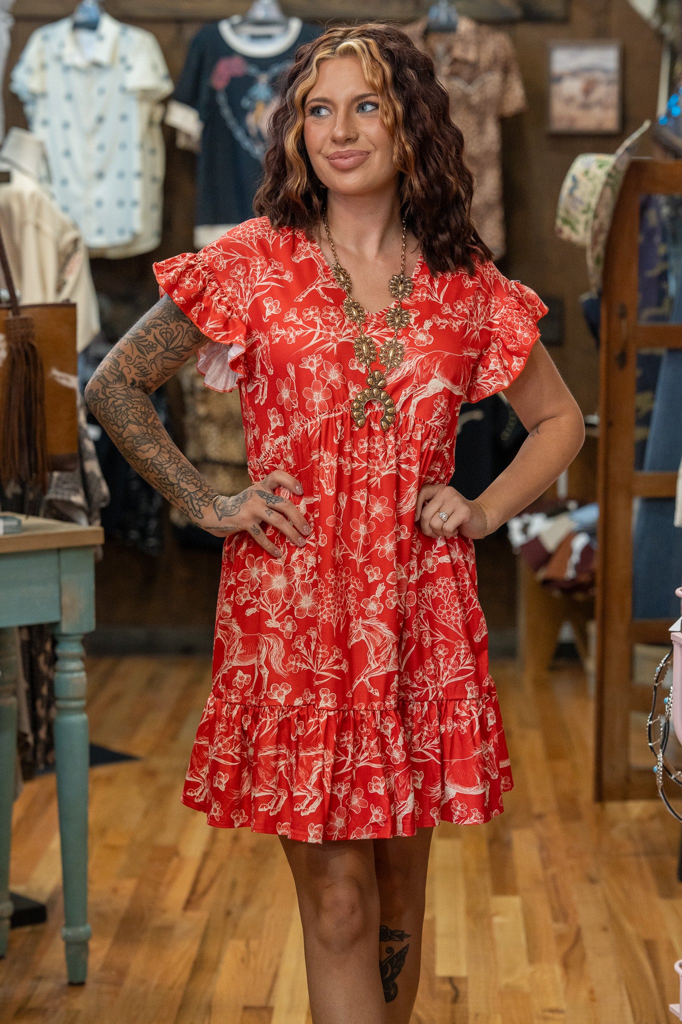 Miss Behavin' Red Dress