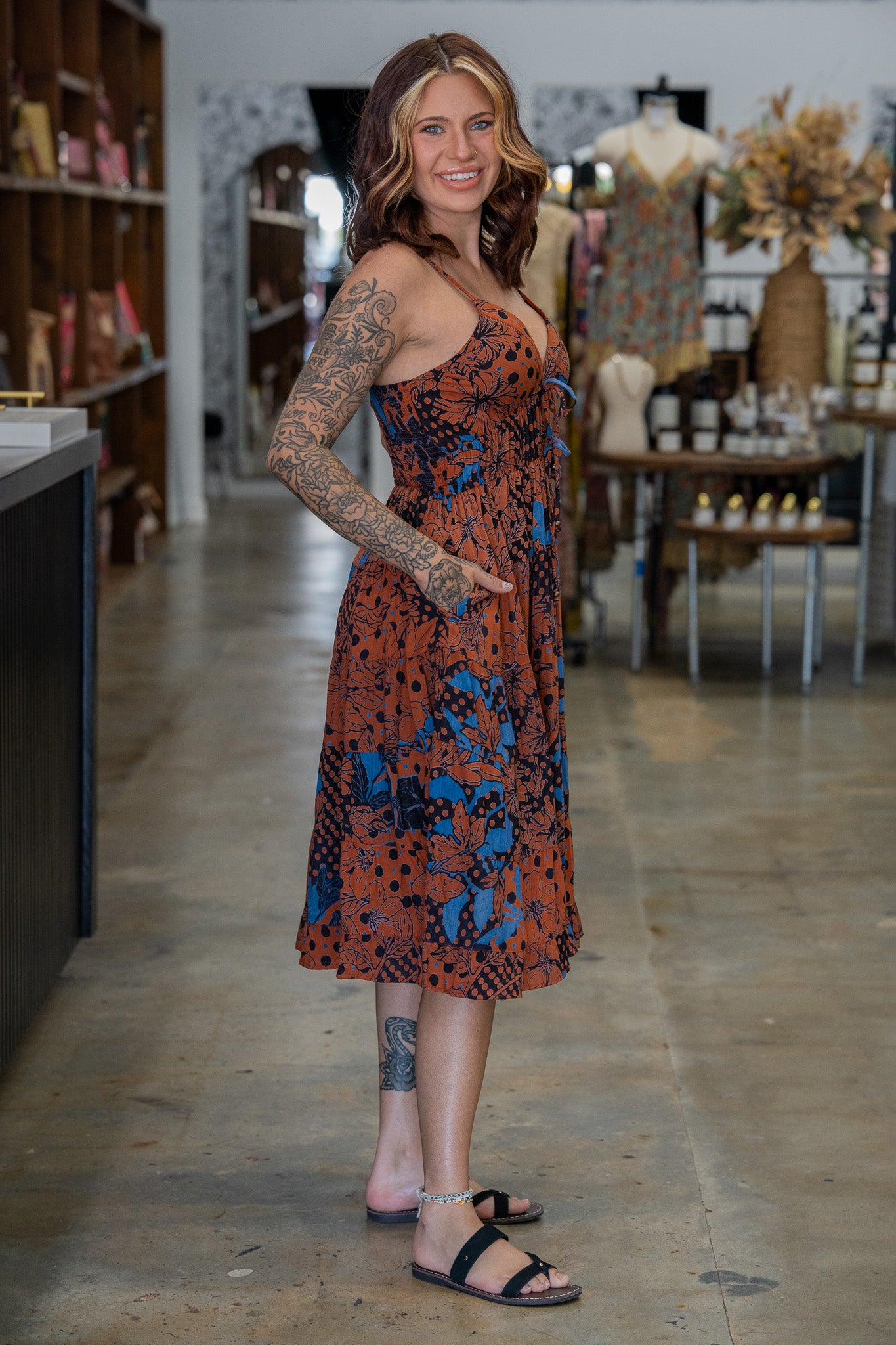 Falling In Love Floral Dress