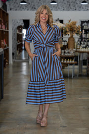 Downtown Social Striped Dress