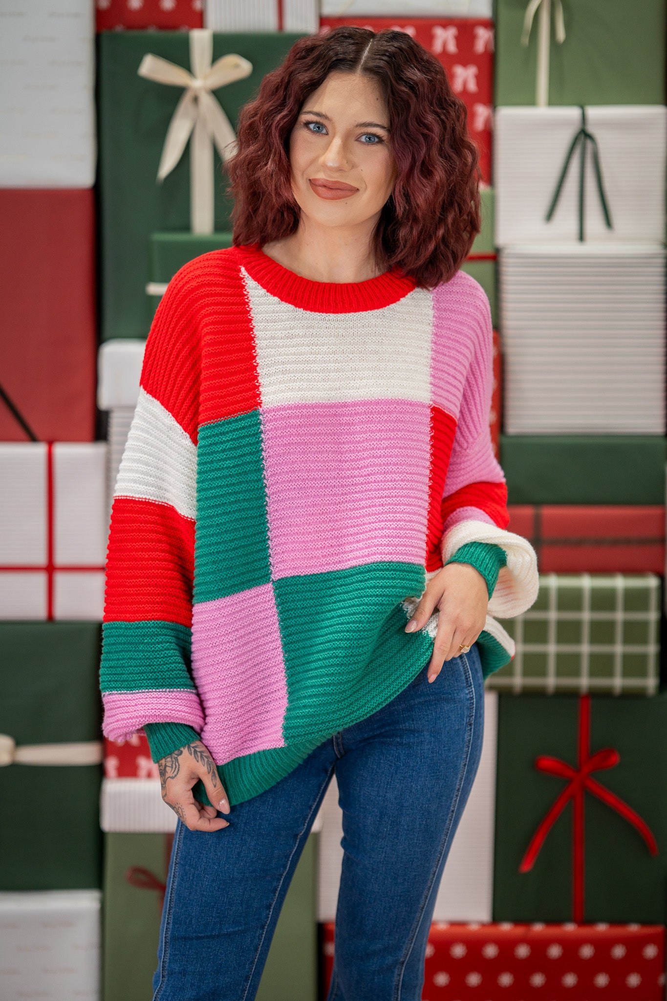 Warm Wishes Multicolored Sweater