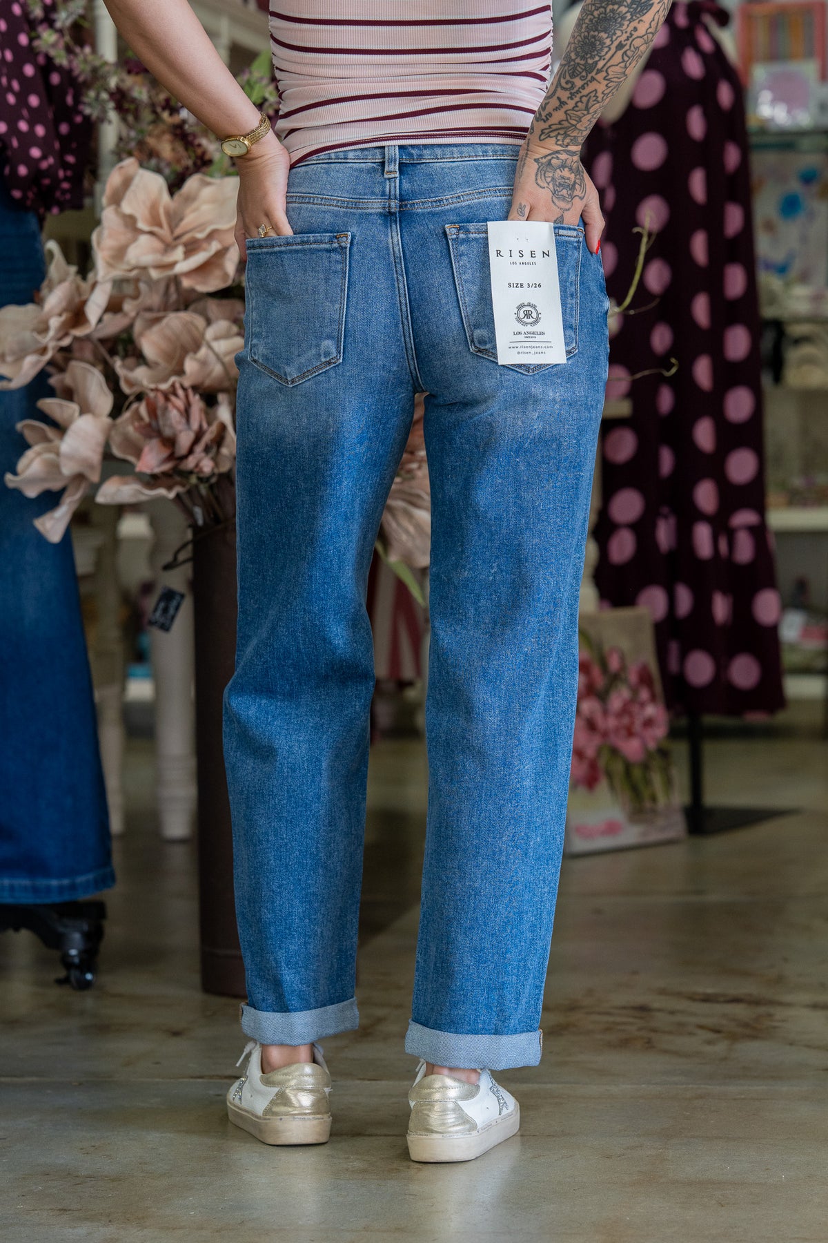 Meg High-Rise Boyfriend Jeans