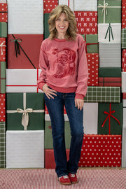 Santa Inside Out Sweatshirt