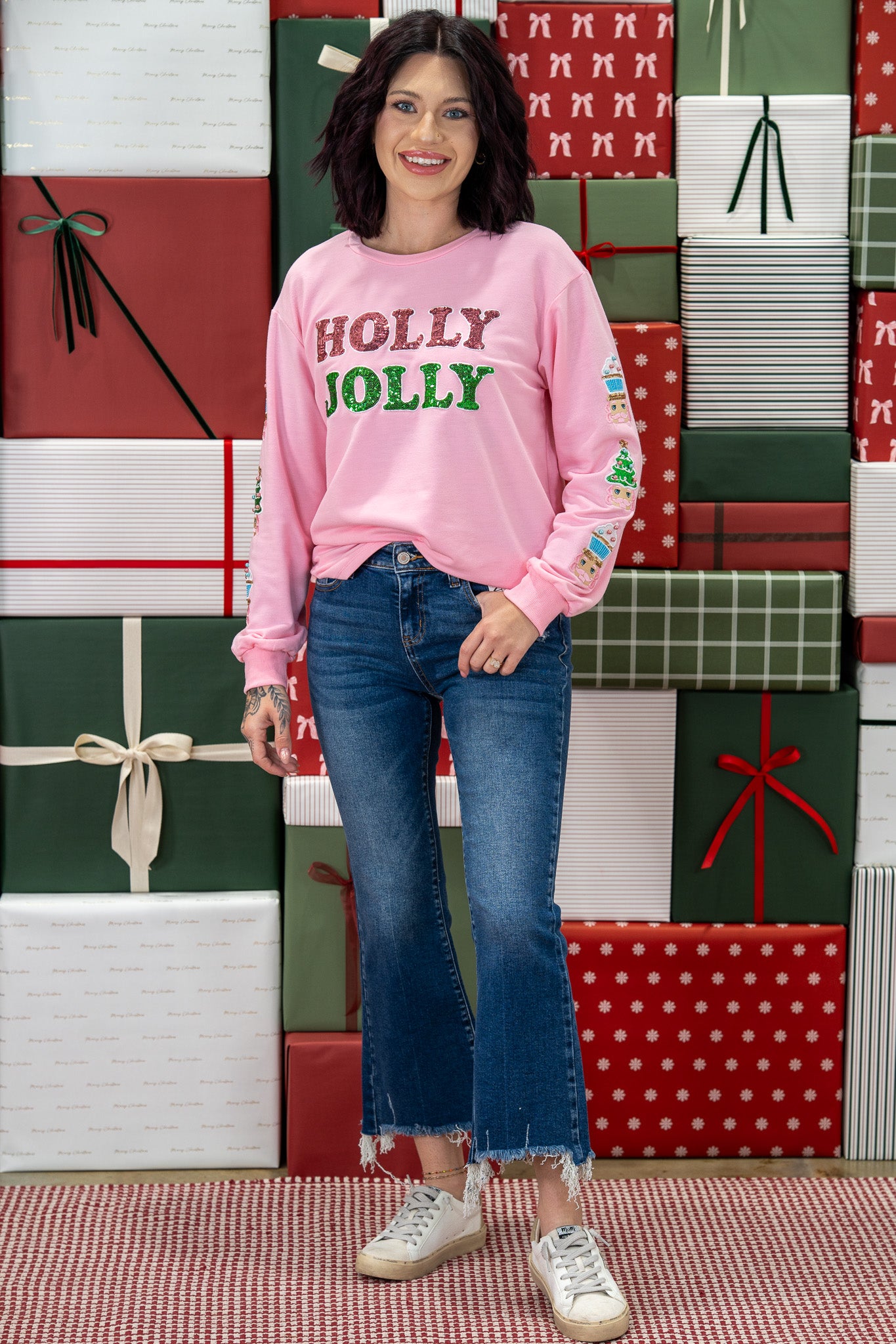 Krista Cropped Flare Jeans