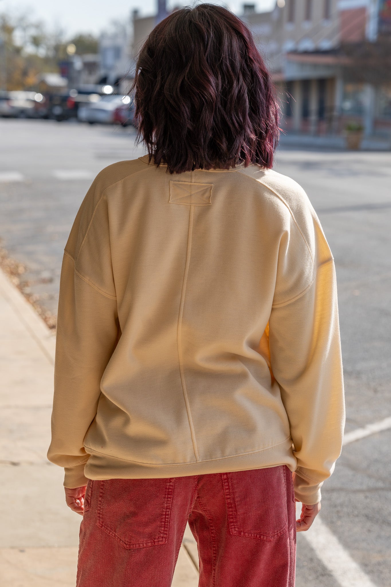 Comfort Club Beige Sweatshirt