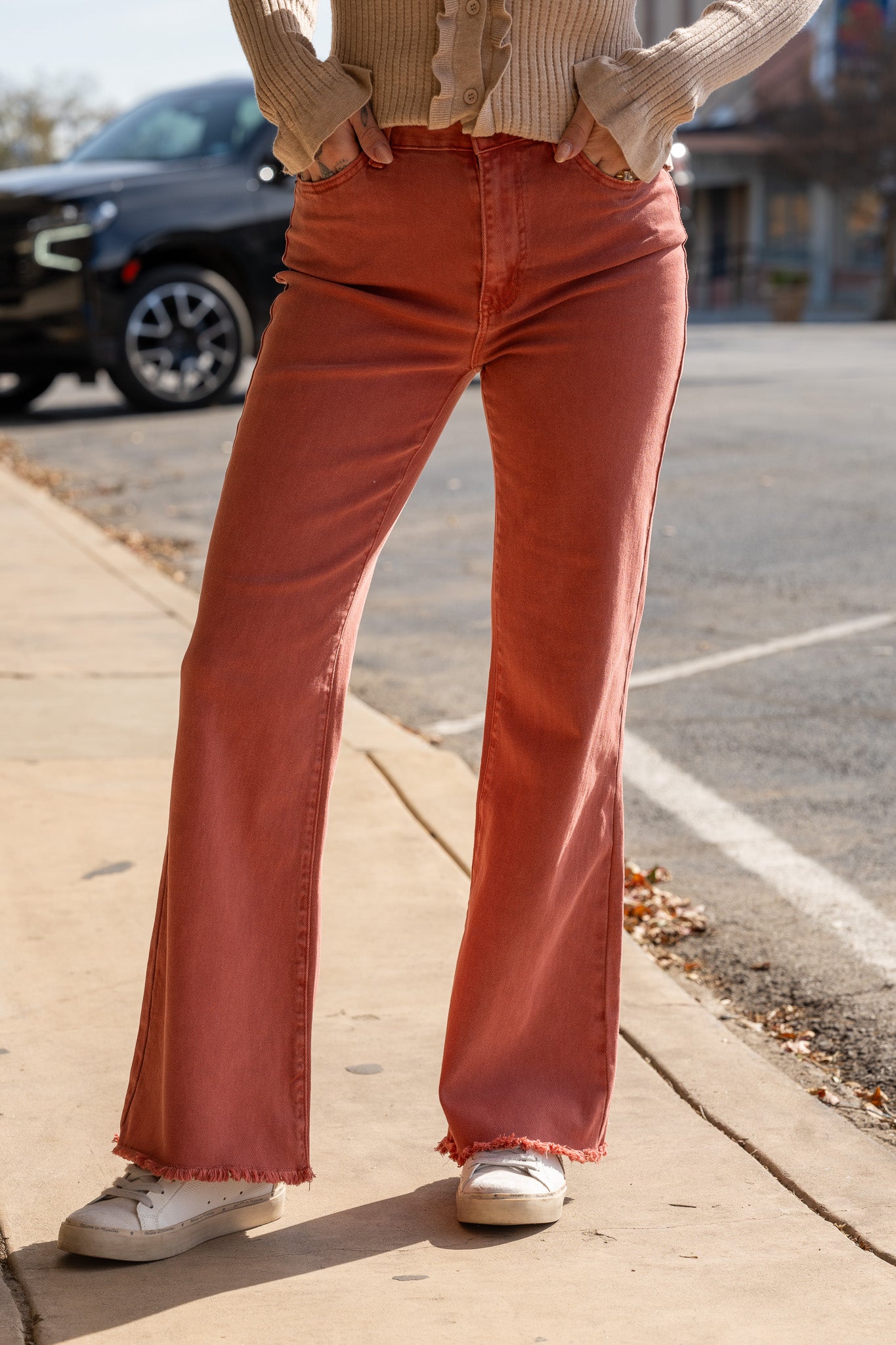 Alix Salmon Cutoff Pants