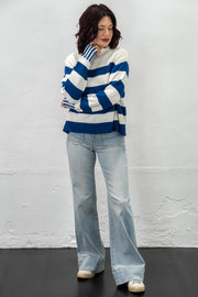 Bellamy Navy Stripe Sweater