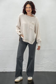 Alix Ash Black Cutoff Pants