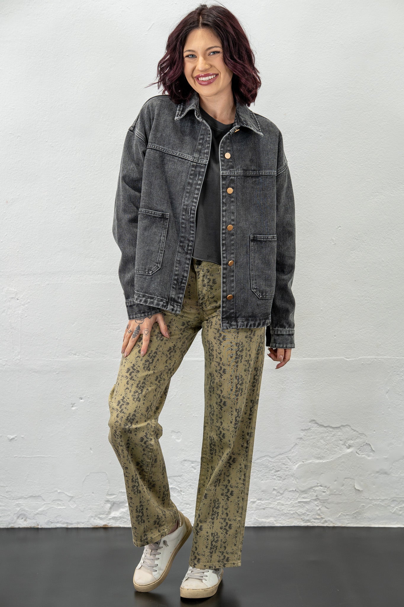 Janice Snakeskin Jeans