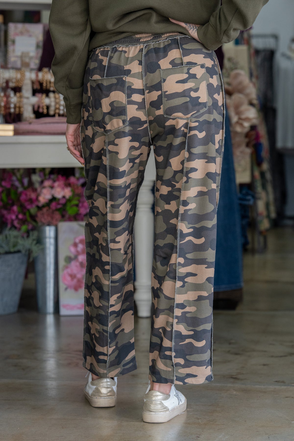 Simply Sassy Camo Pants