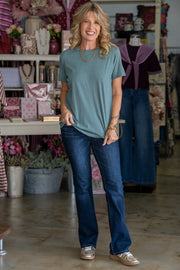 Basic Babe Ash Jade Tee