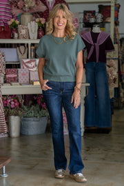 Vanessa Ash Jade Dolman Top