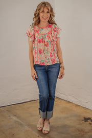 Mikayla Floral Top