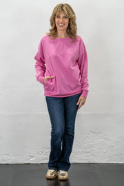 Comfort Club Candy Pink Sweatshirt