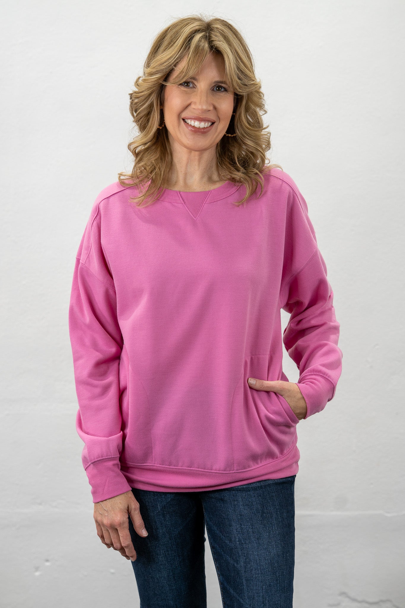 Comfort Club Candy Pink Sweatshirt