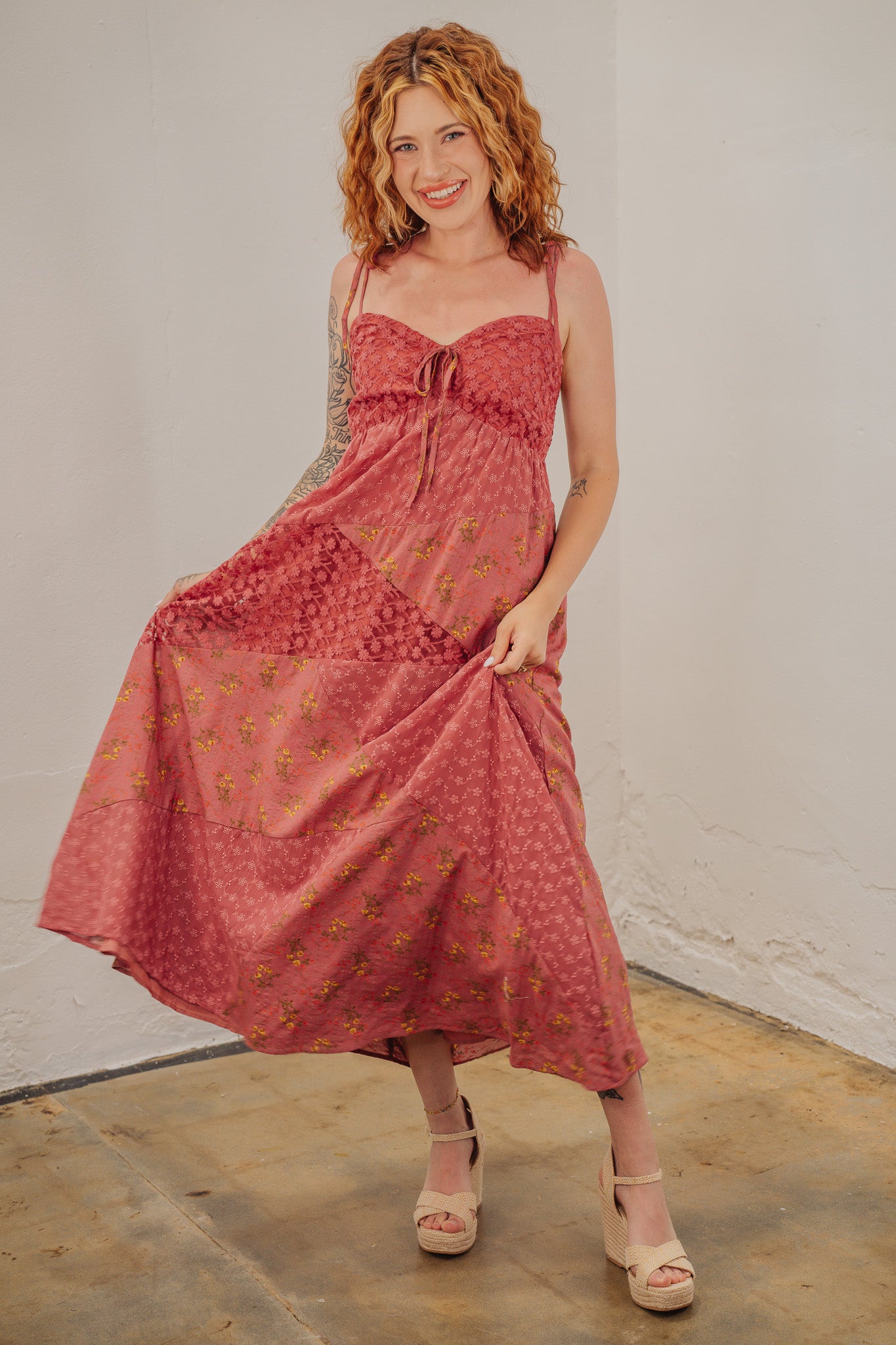 Emilee Patchwork Dress