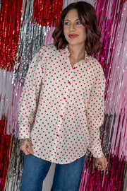 Sweet Talker Polka Dot Top